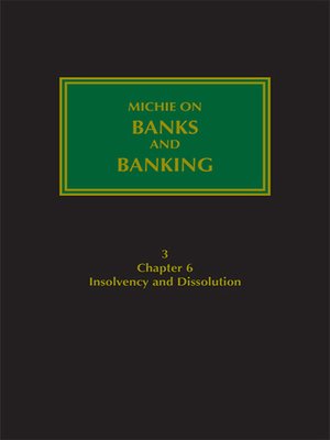 cover image of Michie on Banks and Banking